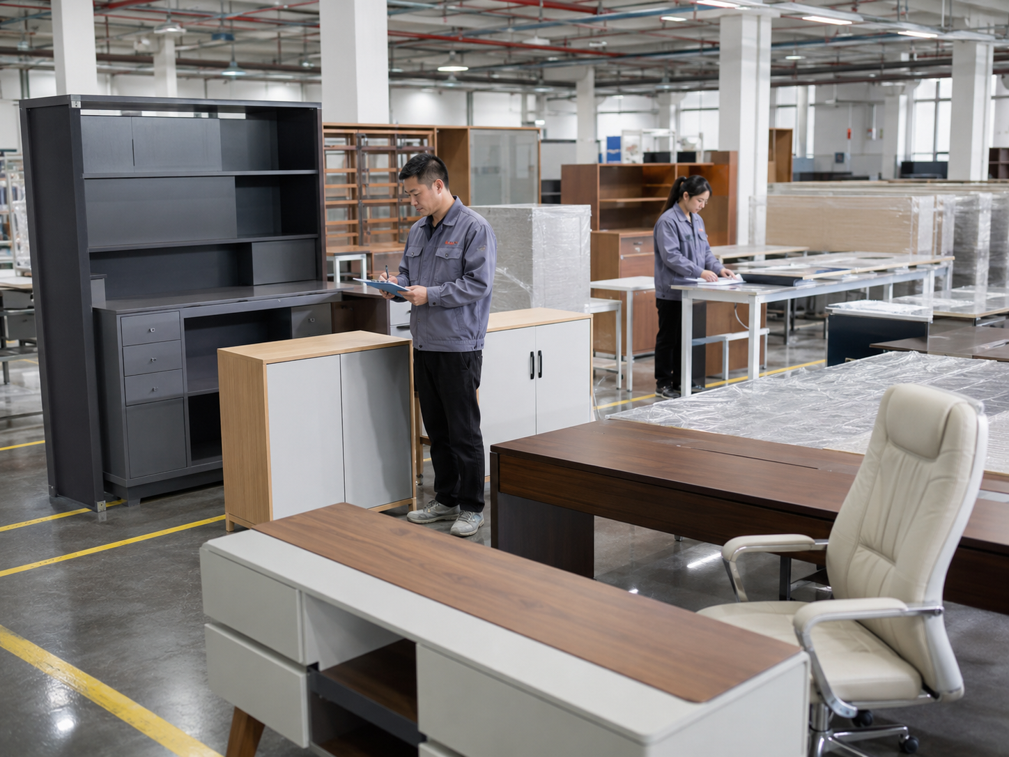 办公家具成品检验区